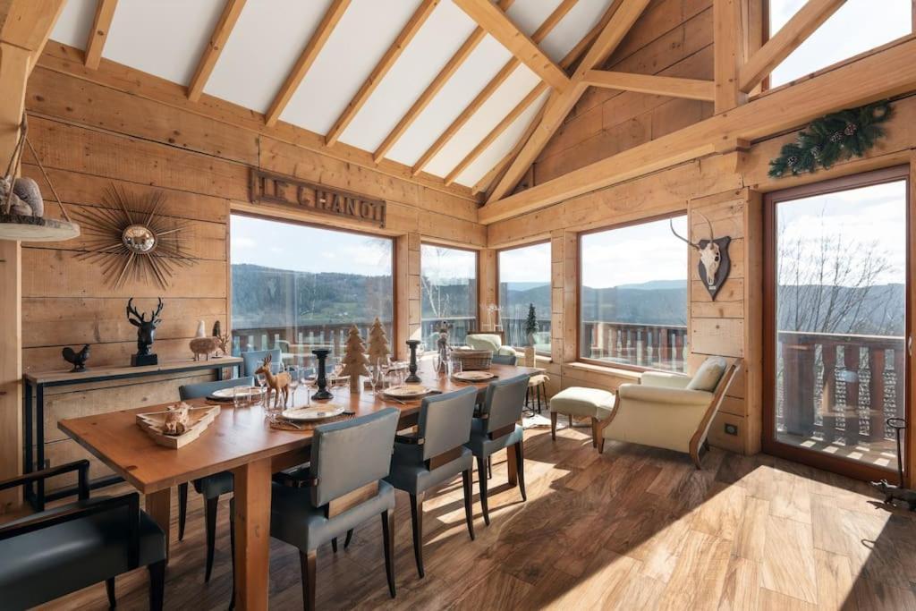 Luxueux Chalet Avec Vue Sur Les Pistes Et Le Hohneck Le Tholy Exterior photo