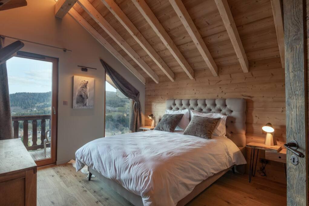 Luxueux Chalet Avec Vue Sur Les Pistes Et Le Hohneck Le Tholy Exterior photo